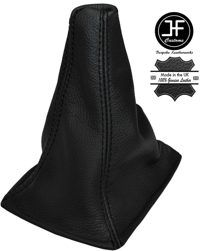 BLACK STITCH MANUAL LEATHER GEAR STICK GAITER FITS TOYOTA AVENSIS 1997-2000