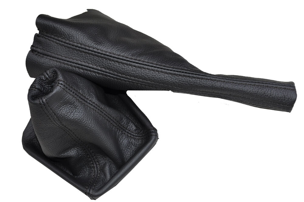 BLACK STITCH FITS VW GOLF MK3 GEAR+HANDBRAKE GAITER 1991-1998 CUSTOM NEW