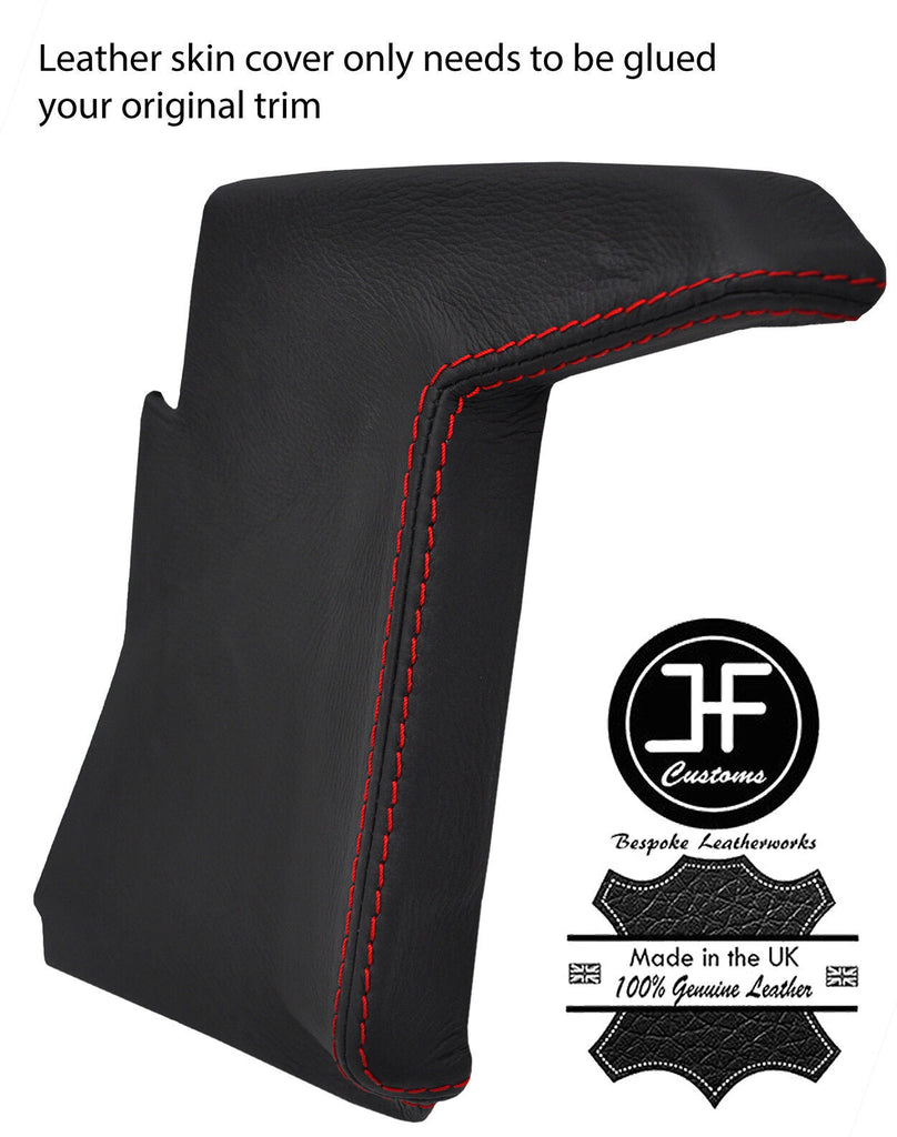 RED STITCH DRIVER DASH HEATER TRIM LEATHER COVER FOR LAND ROVER SERIES 2 2A 3