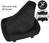 BLACK STITCHING REAL SUEDE MANUAL GEAR GAITER FITS AUDI A1 2011-2017 CUSTOM NEW