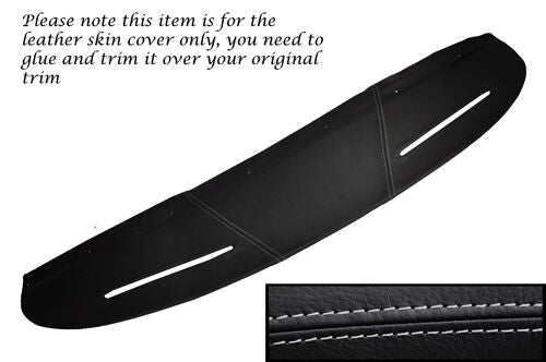 GREY STITCHING TOP DASH DASHBOARD LEATHER SKIN COVER FITS MG MGB GT CUSTOM NEW