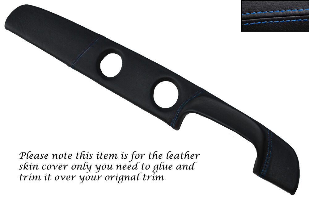BLUE STITCH TOP DASH DASHBOARD SKIN COVER FITS FORD ESCORT MK1 RS2000 RS1600