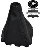 BLACK STITCH MANUAL REAL LEATHER GEAR GAITER FITS FITS AUDI 80 90 B3 B4 84-91