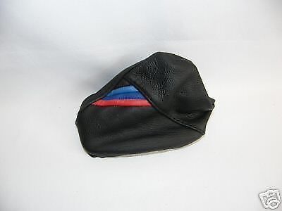 FITS BMW E39 1995-2003 AUTOMATIC LEATHER GEAR SHIFT GAITER COVER TRI STRIPES