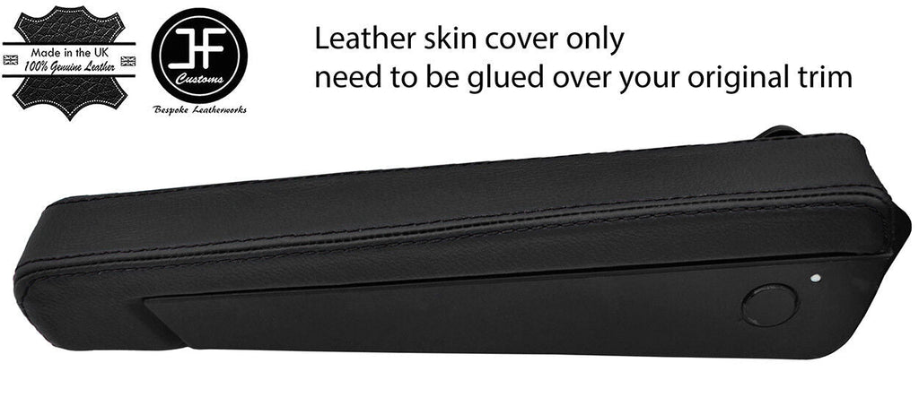 BLACK STITCH DRIVER SEAT ARMREST LEATHER COVER FITS LONDON TAXI LTI TX4
