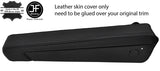 BLACK STITCH DRIVER SEAT ARMREST LEATHER COVER FITS LONDON TAXI LTI TX4