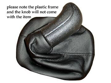 FITS SKODA OCTAVIA MK1 BLACK LEATHER GEAR GAITER RS TDI CUSTOM NEW MADE IN UK