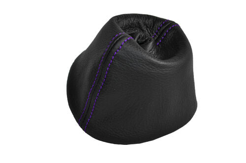 PURPLE STITCH FITS TRIUMPH HERALD & VITESSE LEATHER GAITER FITS OVER RUBBER
