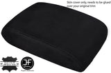 BLACK STITCH FITS AUDI Q5 2008-2013+ REAL SUEDE ARMREST COVER CUSTOM NEW