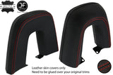 RED  STITCHING ROLL OVER BAR REAL LEATHER COVERS FITS BMW Z4 E89 2009-2016