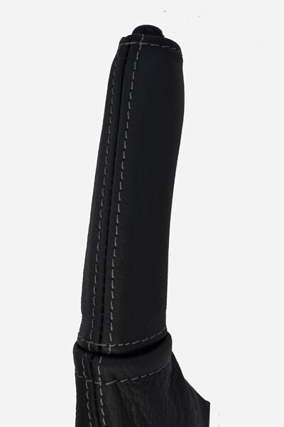 grey stitch FITS NISSAN SKYLINE R34 98-02 HANDBRAKE HANDLE COVER ONLY CUSTOM NEW