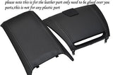 grey stitch FITS MAZDA RX8 2 X CENTER CONSOLE COVERS LEATHER 2003+ CUSTOM NEW