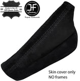 BLACK STITCH REAL SUEDE HANDBRAKE GAITER FITS MAZDA MX5 MK3 2005-2015 CUSTOM NEW