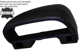 PURPLE STITCH SPEEDO SURROUND TRIM LEATHER COVER FITS HONDA CIVIC EF 1989-1992