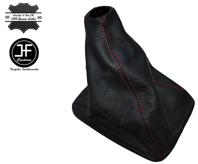 RED STITCHING FITS TOYOTA JZX100 CHASER 1996-2000 GEAR GAITER REAL LEATHER