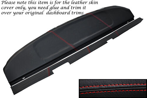 RED STITCH FITS FORD CORTINA GL DASHBOARD TRIM & REAR PARCEL SHELF SKIN COVER