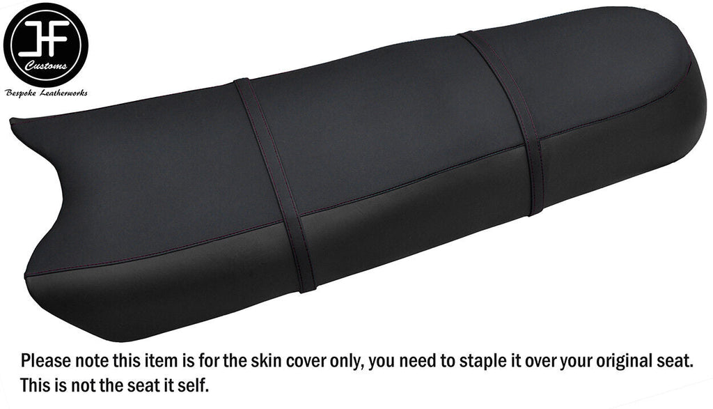 BLACK VINYL CUSTOM FITS TIGERSHARK 770 640 3 SEATER SEAT COVER CUSTOM NEW