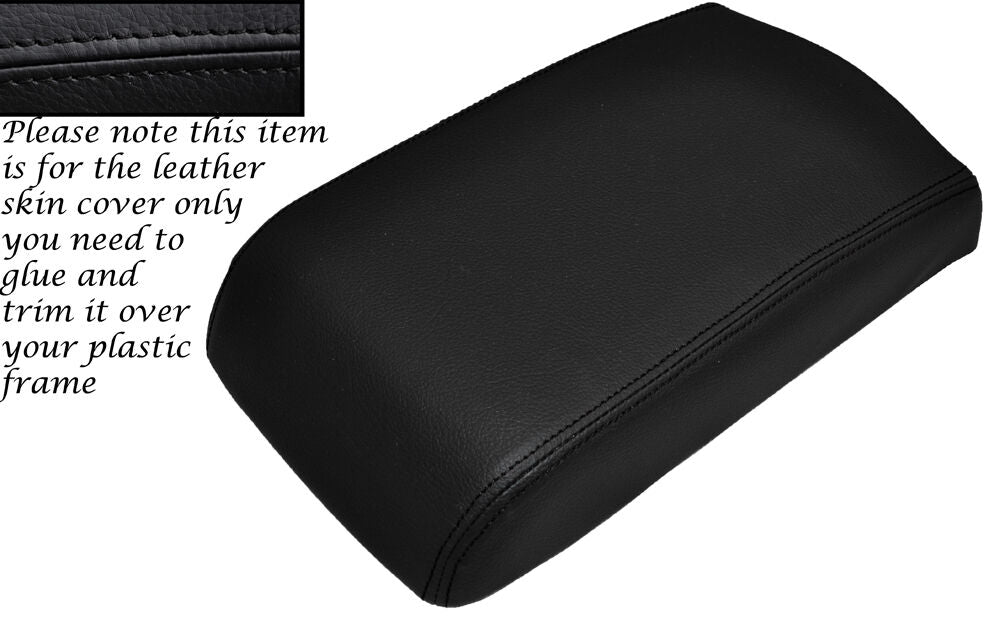 BLACK STITCHING LEATHER ARMREST SKIN COVER FITS MITSUBISHI GTO 3000GT 1992-1999