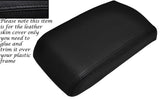 BLACK STITCHING LEATHER ARMREST SKIN COVER FITS MITSUBISHI GTO 3000GT 1992-1999