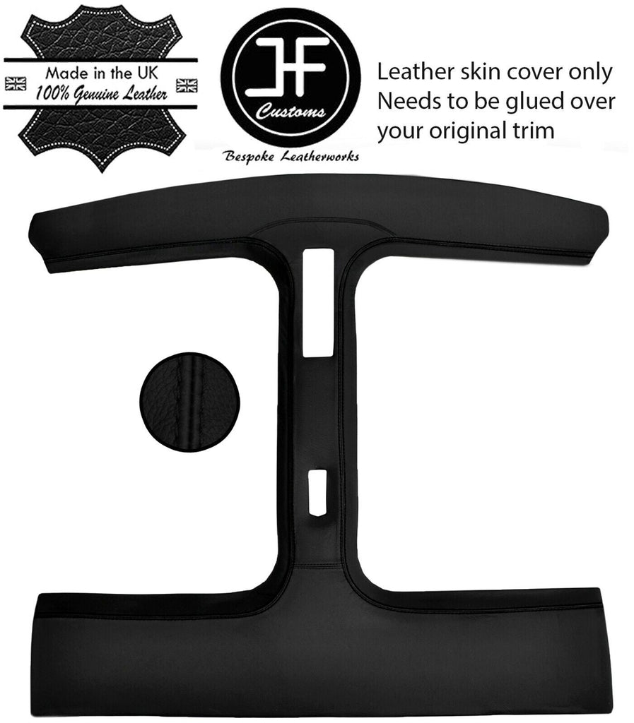 BLACK STITCH T BAR TARGA LEATHER SKIN COVER FITS NISSAN 300ZX Z32 90-96 STYLE 2