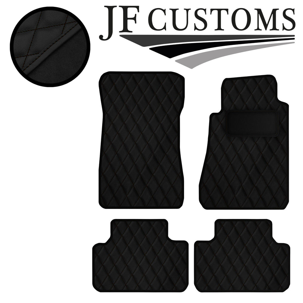 BROWN DIAMOND VINYL 4XTAILORED FLOOR CARPETS FOR MERCEDES C CLASS W202 93-00 JF1