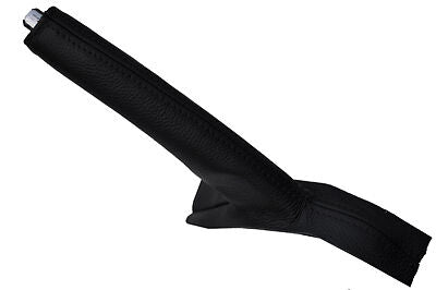 BLACK STITCHING FITS NISSAN TERRANO II LEATHER HANDBRAKE GAITER CUSTOM NEW