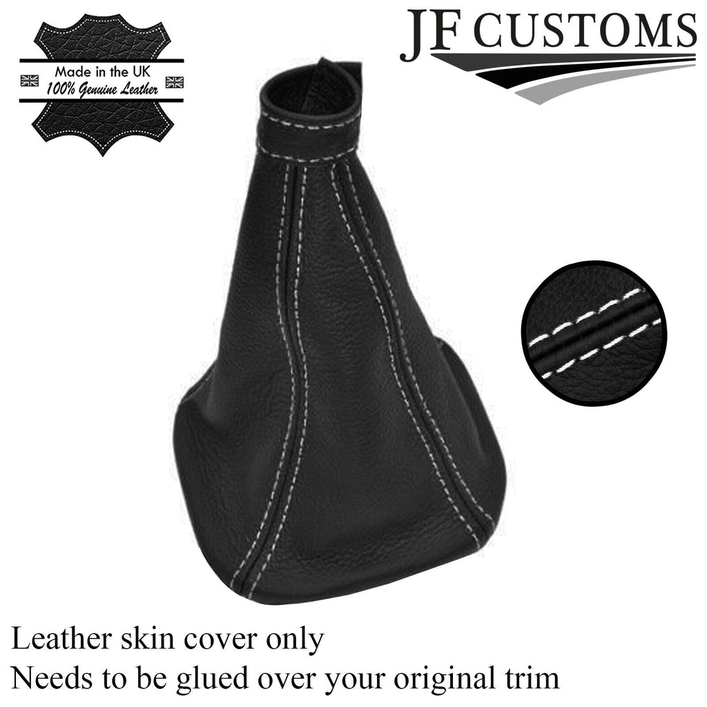 FITS IVECO DAILY VAN 99-06 GEAR GAITER LEATHER white stitch CUSTOM NEW