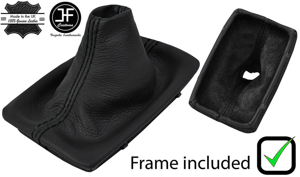 BLACK STITCH LEATHER AUTOMATIC GEAR + PLASTIC FRAME FOR MERCEDES GLK X204 08-15