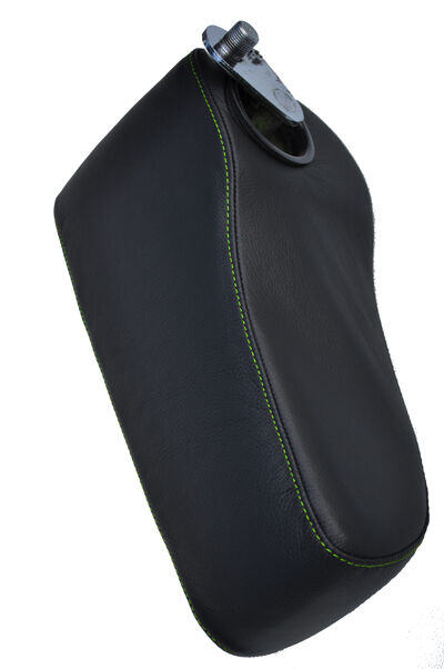 FITS MERCEDES W123 W114 W115 W116 green stitching LEATHER ARMREST COVER