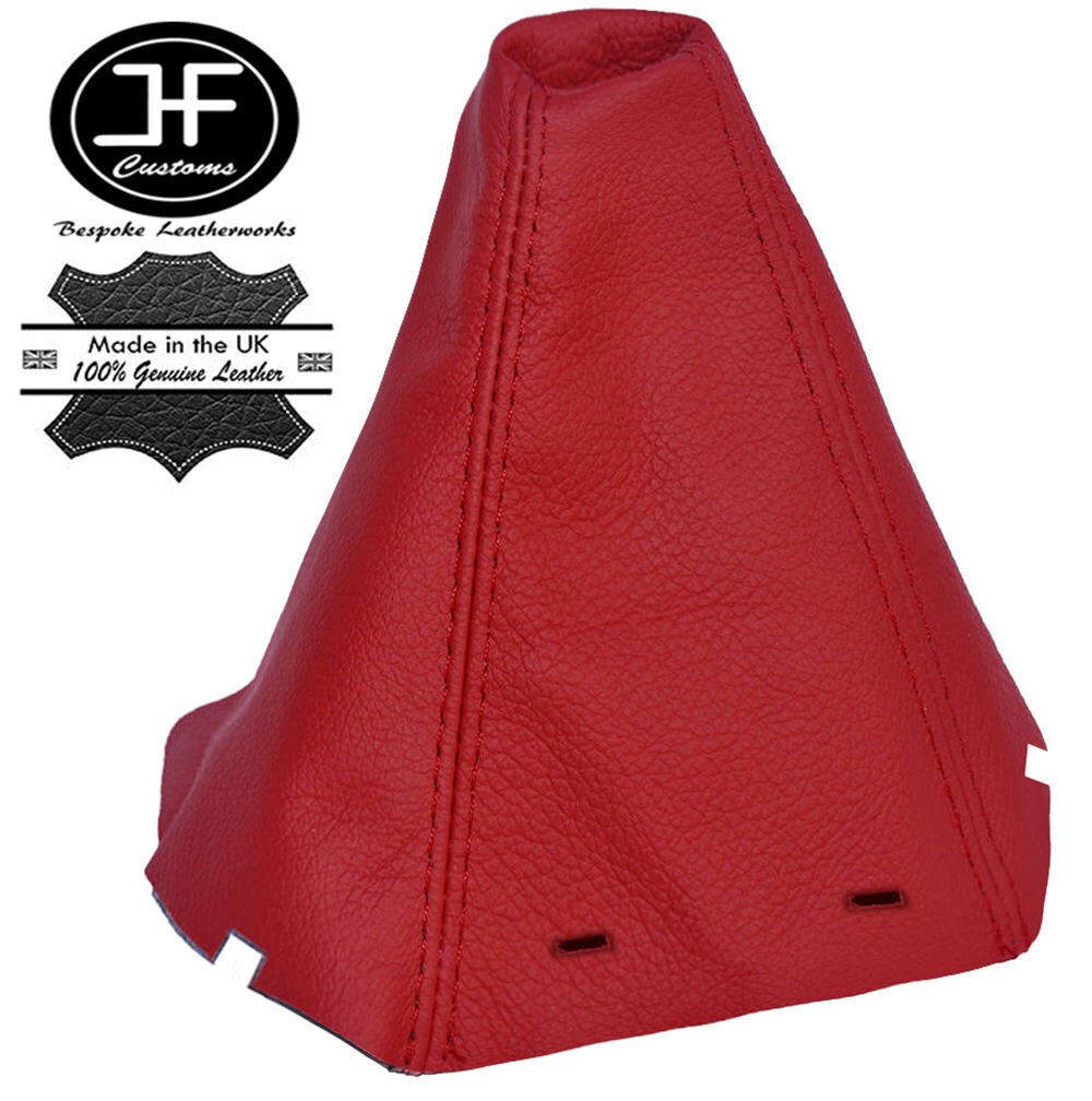 DRK RED REAL LEATHER GEAR STICK GAITER FITS PATHFINDER 2006-2012 CUSTOM NEW