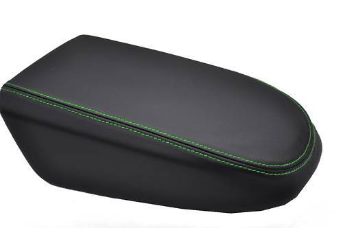 FITS FORD FOCUS MK3 05-08 ARMREST COVER LEATHER L GREEN   ST CUSTOM NEW