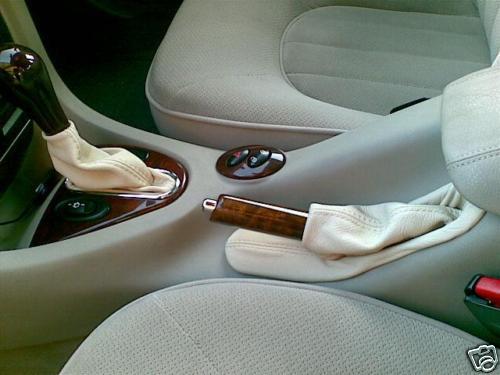 FITS ROVER 75 AUTOMATIC OR MANUAL LIGHTSTONE GAITERS LEATHER CUSTOM NEW