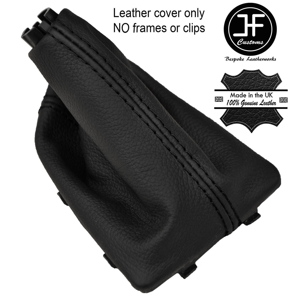 BLACK STITCH REAL LEATHER AUTO AUTOMATIC GEAR GAITER FITS KIA OPTIMA 2011-2015