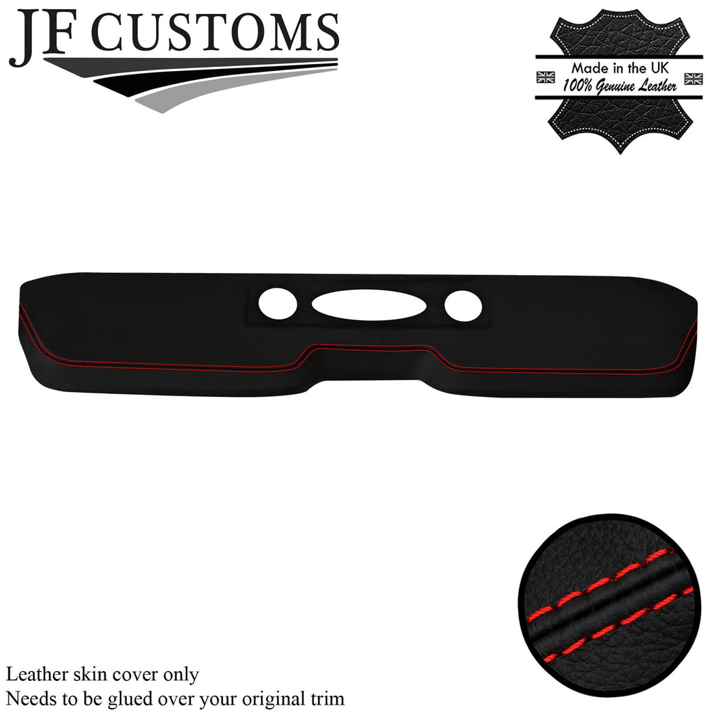 RED STITCHING LEATHER TOP DASH DASHBOARD COVER FITS FORD MUSTANG 1964-1965