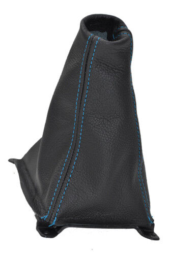 FITS Hyundai GETZ LEATHER GEAR GAITER SHIFT BOOT blue st CUSTOM NEW MADE IN UK