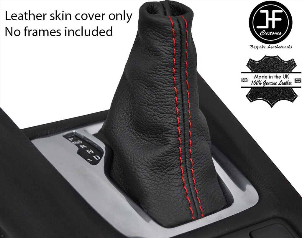 RED STITCH LEATHER AUTOMATIC GEAR GAITER FOR VAUXHALL ZAFIRA C TOURER 12-17