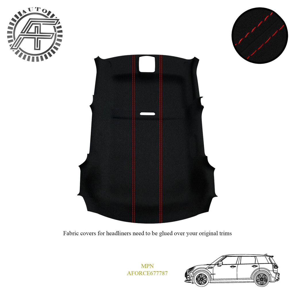LUXE SUEDE HEADLINER COVER FITS MINI COOPER F54 6 DOOR HATCHBACK 2015-2023
