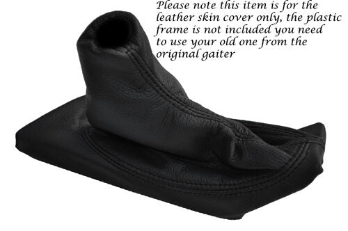 BLACK STITCH FITS PEUGEOT RCZ 2010+ LEATHER HANDBRAKE GAITER ONLY CUSTOM NEW