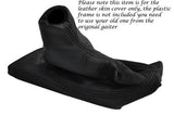 BLACK STITCH FITS PEUGEOT RCZ 2010+ LEATHER HANDBRAKE GAITER ONLY CUSTOM NEW