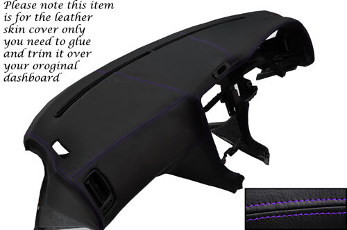 PURPLE STITCH FITS TOYOTA MR2 MK2 1989-2000 DASH DASHBOARD LTHR SKIN COVER ONLY