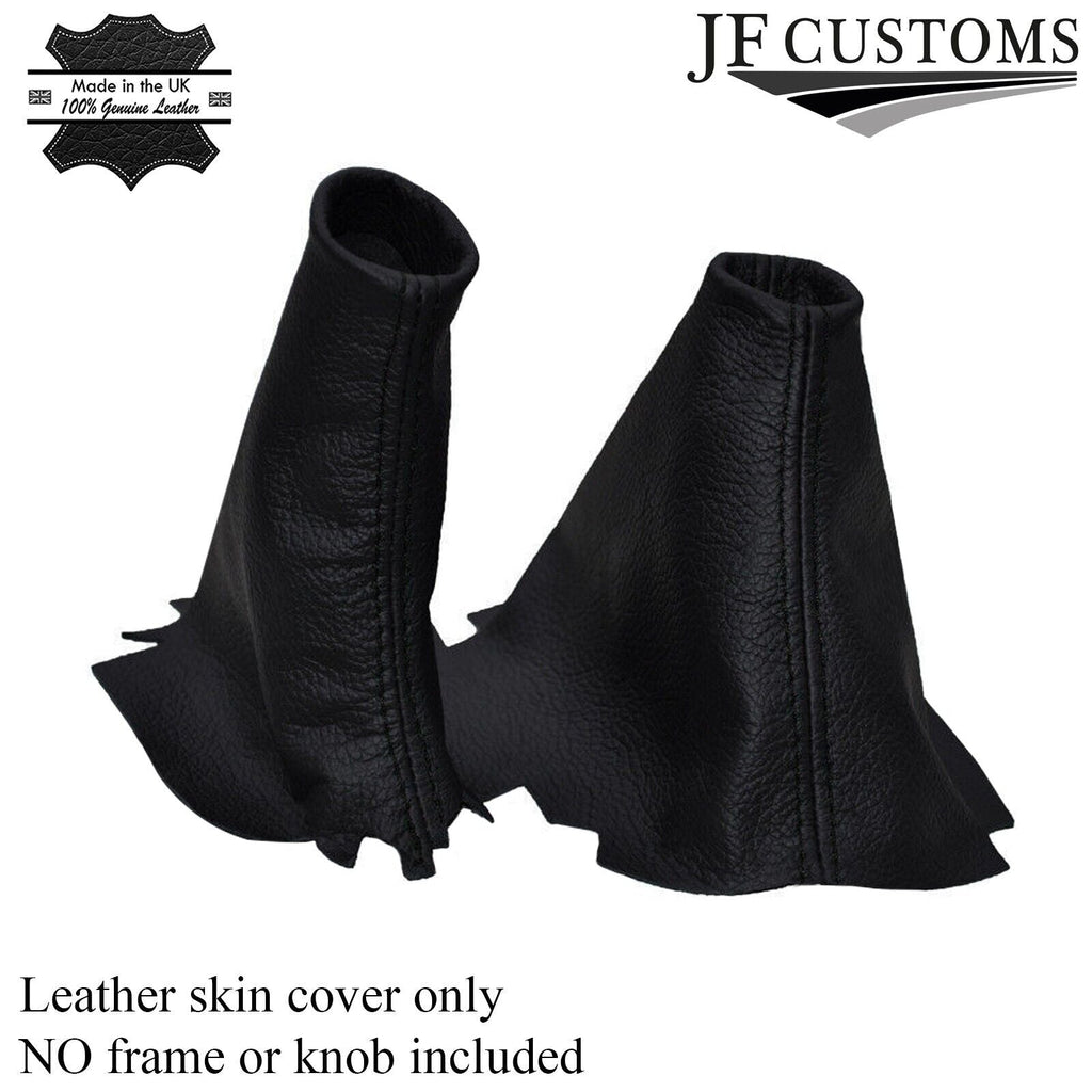 BLACK STITCH HI LOW & HANDBRAKE GAITER FITS LAND ROVER DISCOVERY MK1 MK2 95-04