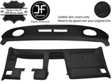BLACK STITCH DASH DASHBOARD REAL LEATHER COVER FOR CORVETTE C3 1977-1982 JF1