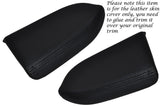 BLACK STITCH 2X FRONT DOOR ARMREST LEATHER SKIN COVERS FITS HONDA ACCORD 03-07