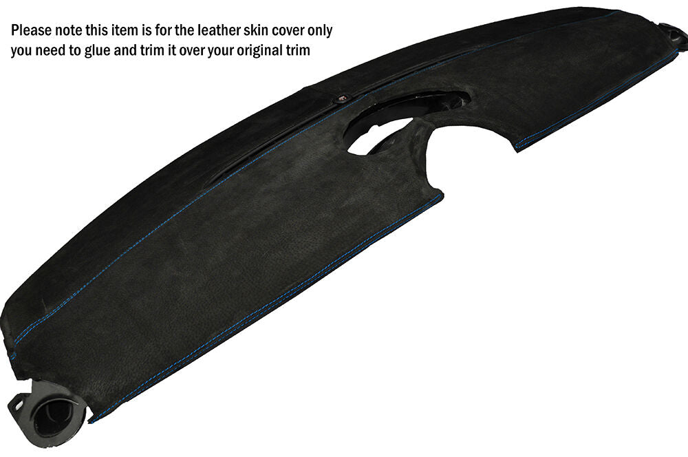 BLUE STITCH TOP DASH DASHBOARD SUEDE COVER FITS BMW MINI COOPER R56 07-14