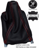 RED STITCH REAL LEATHER MANUAL GEAR GAITER FITS  HONDA CRX DEL SOL 1992-1997