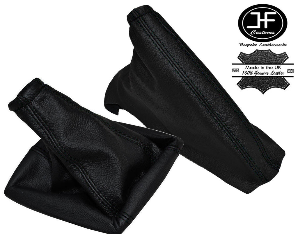 BLACK STICH LEATHER GEAR HANDBRAKE GAITER FOR VAUXHALL OPEL TIGRA TWINTOP 04-09