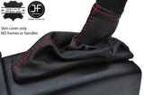 RED STITCHING REAL LEATHER HANDBRAKE GAITER FITS FIAT BARCHETTA 1995-2005