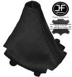 BLACK STITCHING REAL LEATHER MANUAL GEAR GAITER FITS AUDI A3  2012-2016