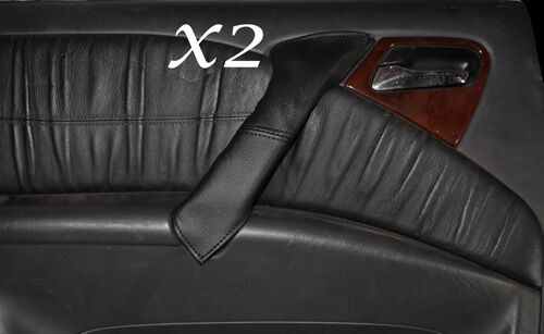 BLACK STITCH FITS MERCEDES ML CLASS W163 98-05 2X REAR DOOR HANDLE COVERS