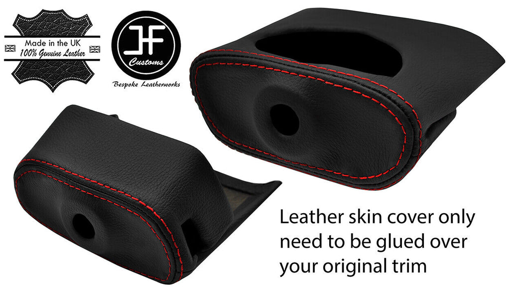 RED STITCH STEERING SHROUD COLUMN LEATHER COVER FOR SCIMITAR SE4 COUPE